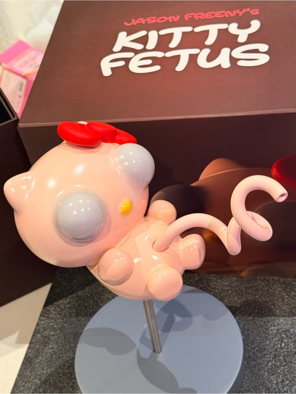 "Kitty Fetus" figurine by designer Jason Freeny and Mighty Jaxx